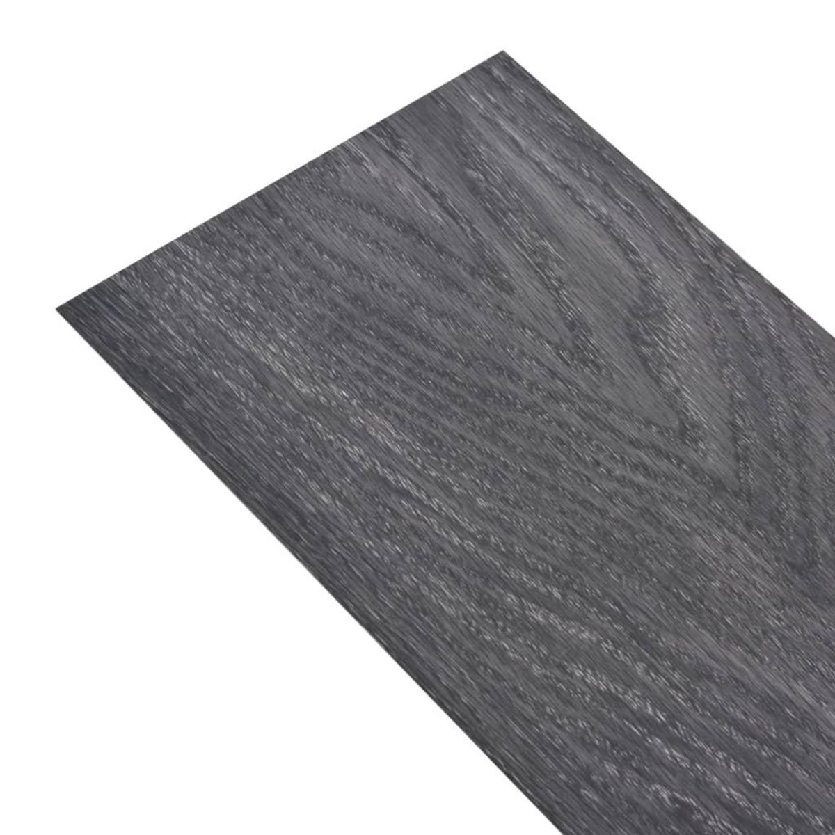 VIDAXL Planches de plancher PVC autoadhesif 2,51 m² 2 mm Noir et blanc