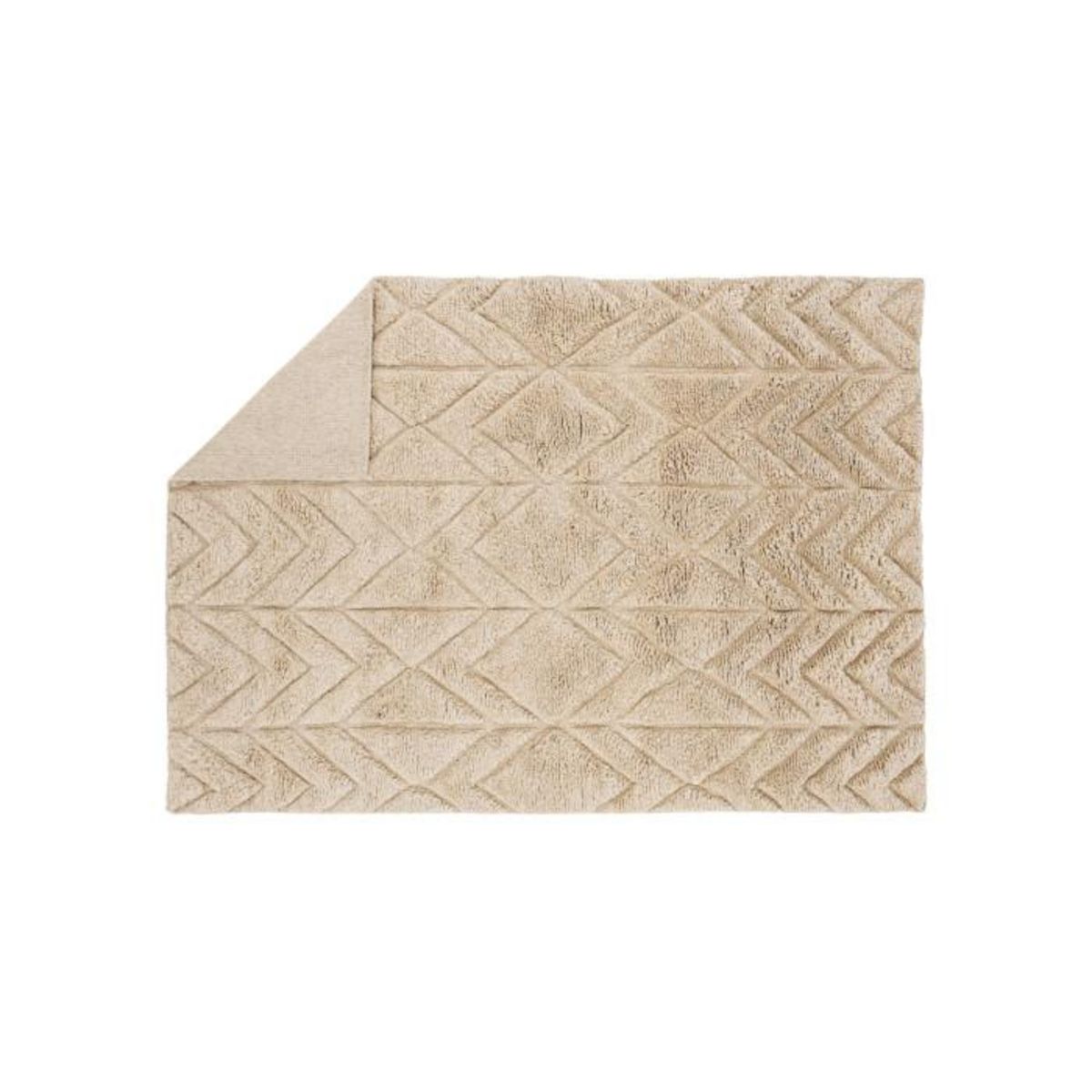 Paris Prix Tapis Déco en Laine  Zoe  300x400cm Beige