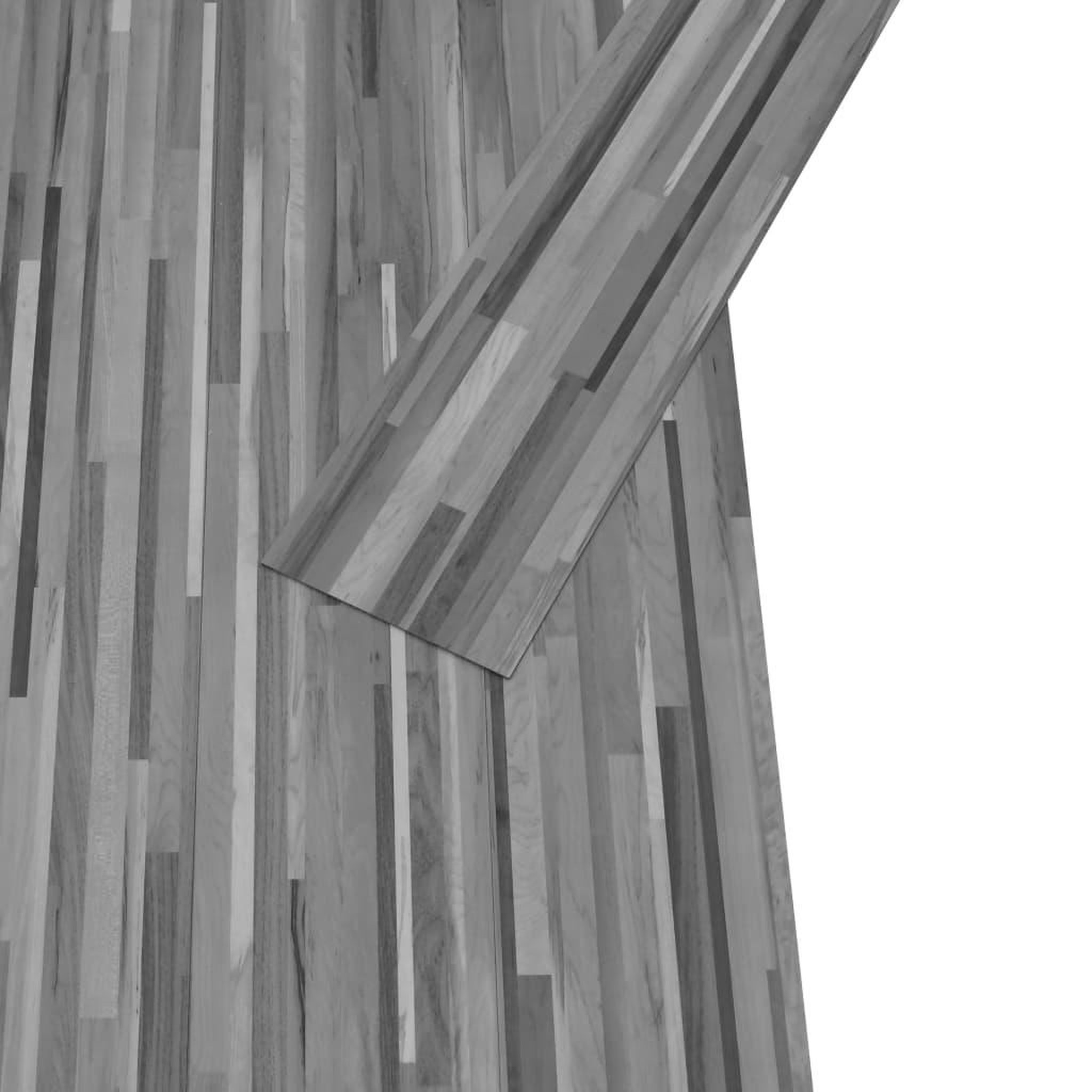 Voir la diapositive 3 : VIDAXL Planches de plancher PVC 5,02 m^2 2 mm Autoadhesif Gris raye