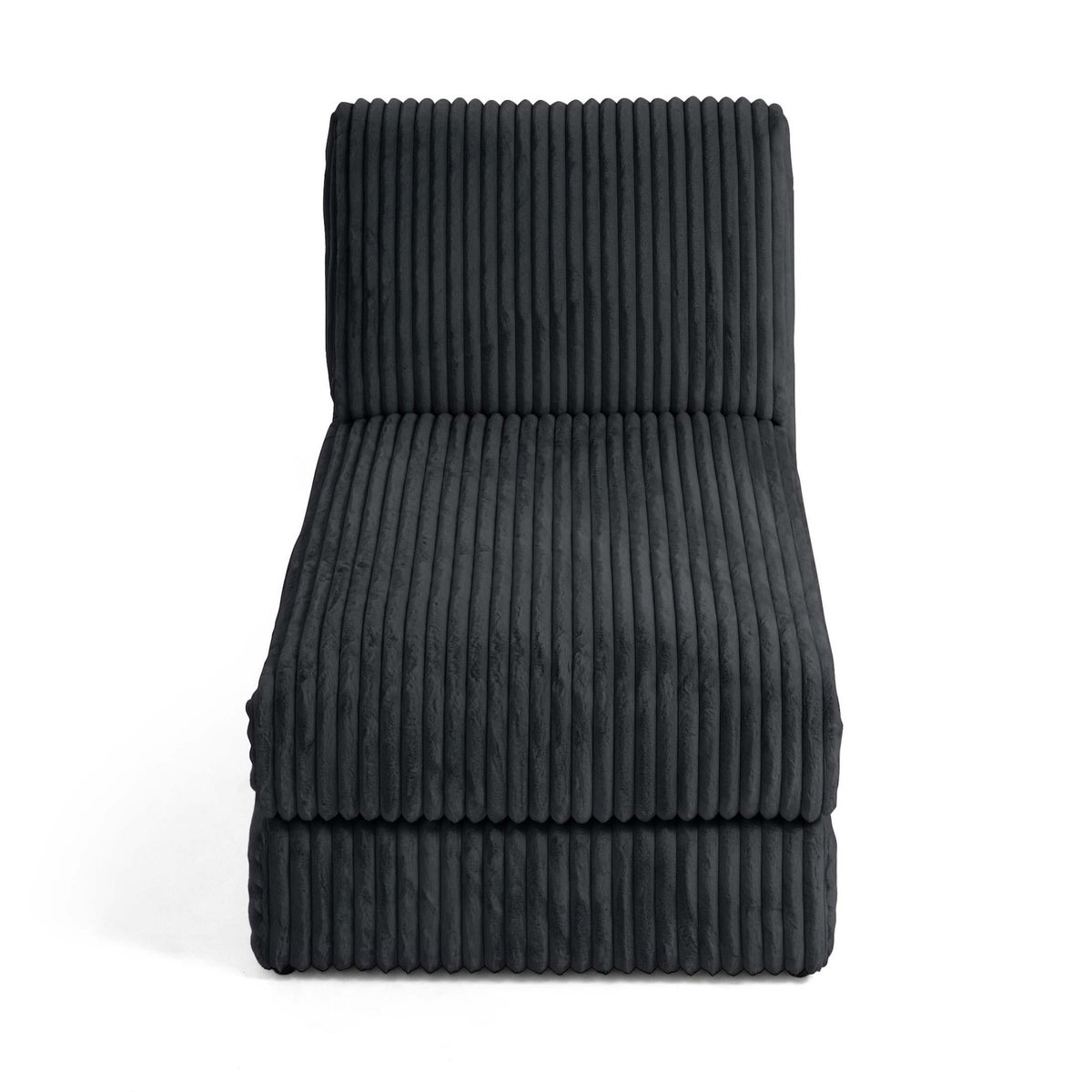 LISA DESIGN Jasper - module méridienne - en fausse fourrure côtelée