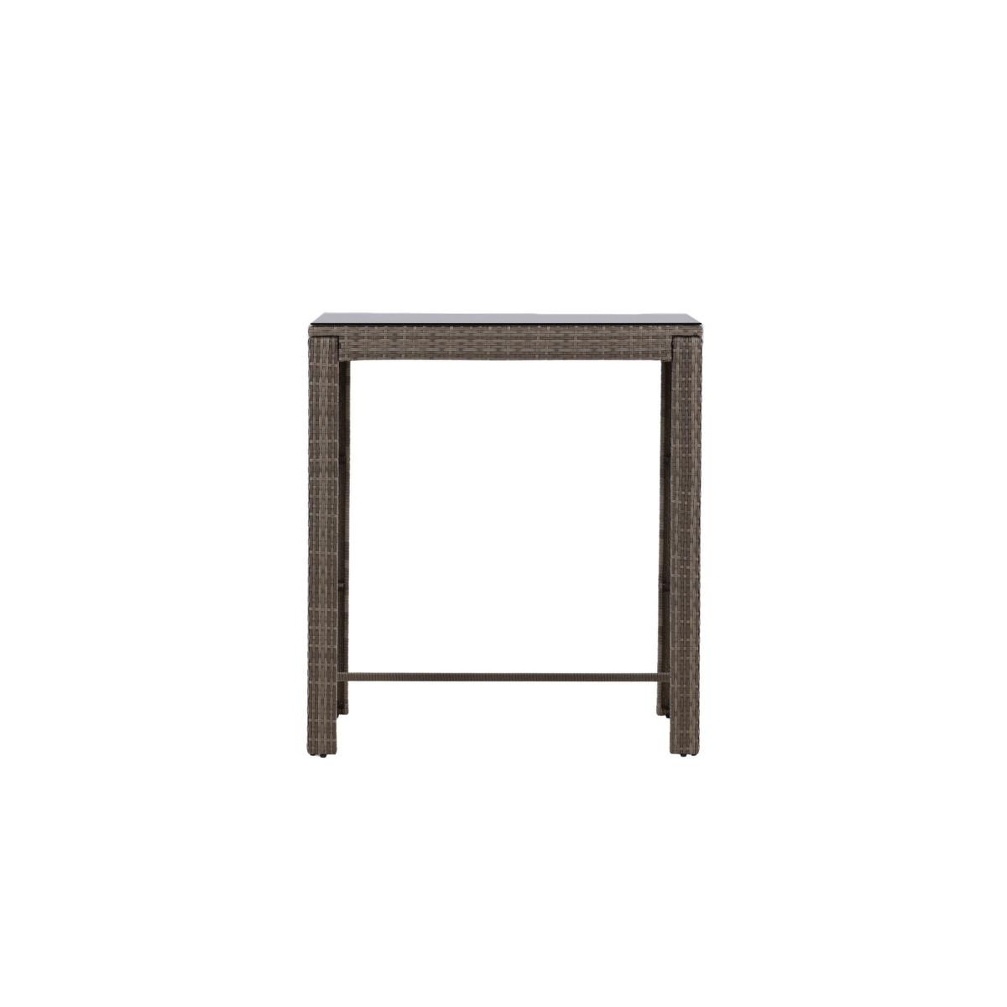 Voir la diapositive 5 : Paris Prix Table de bar de jardin  alo  110cm gris