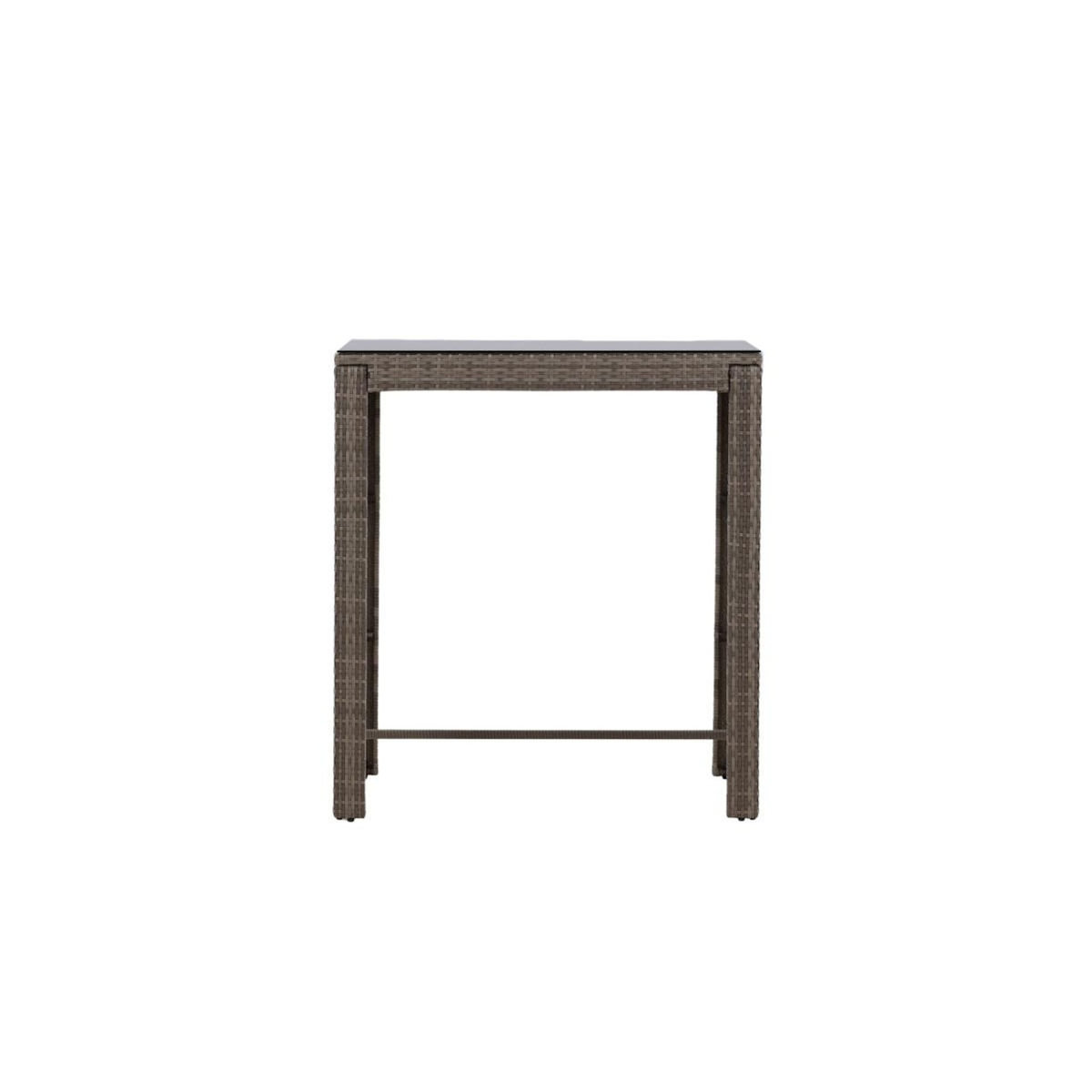 Paris Prix Table de Bar de Jardin  Alo  110cm Gris