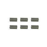 CENTRALE BRICO Lot De 6 Fourreaux Acier Zingué, L.2 X L.0.7