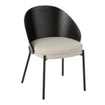 Paris Prix Chaise Design  Lone  74cm Noir & Gris