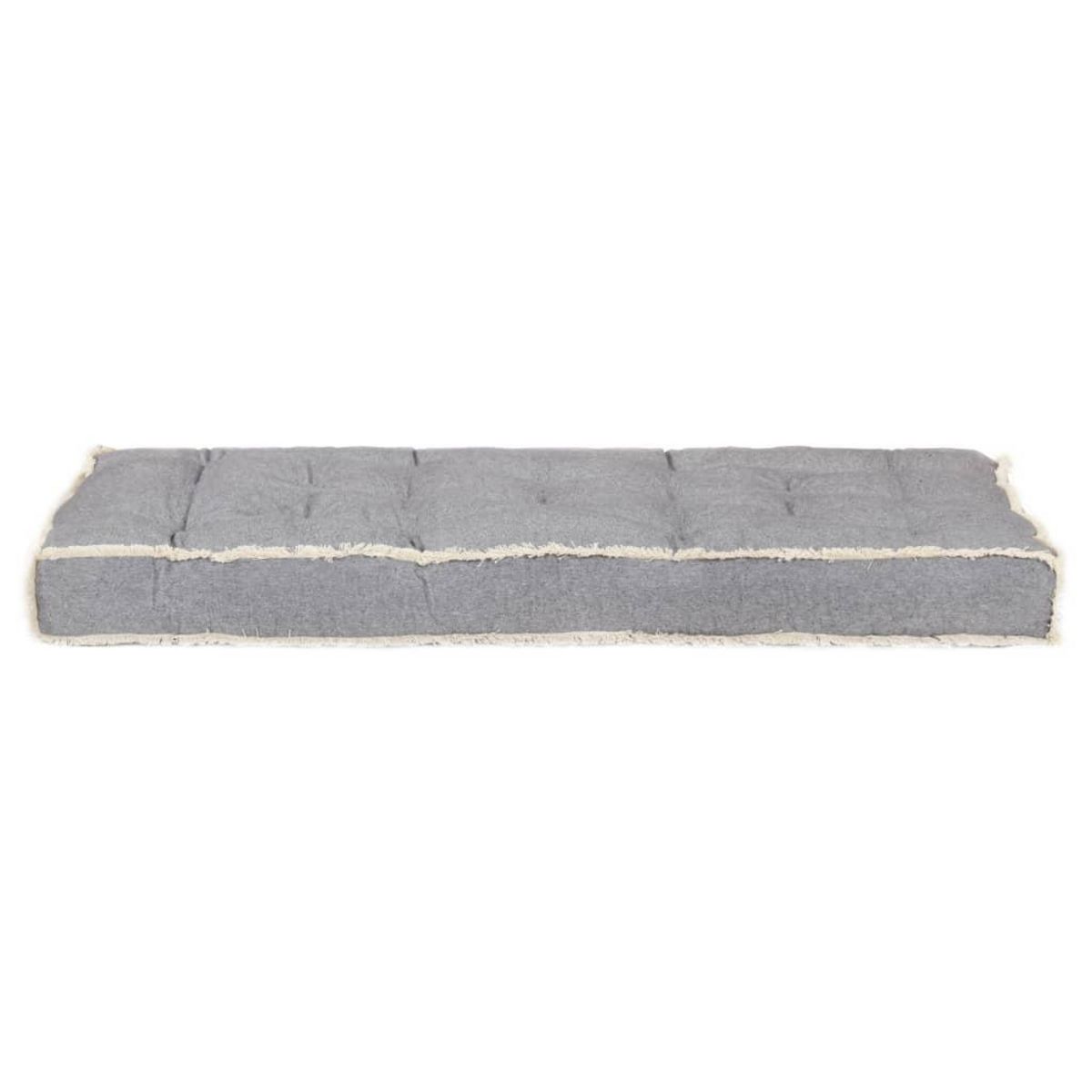 VIDAXL Coussin de canape palette Anthracite 120x80x10 cm