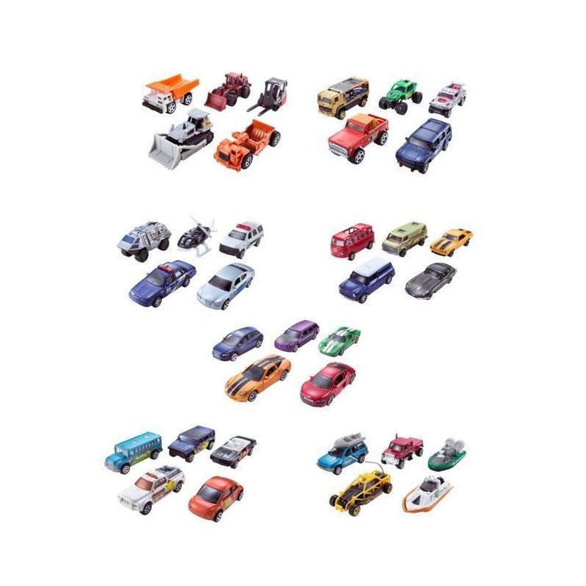Voir la diapositive 4 : Matchbox MATCHBOX Pack de 5 vehicules - C1817 - Petites Voitures - 3 ans et +