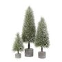 Voir la diapositive 5 : Paris Prix Sapin de Noël Déco à LED  Russell  36cm Vert