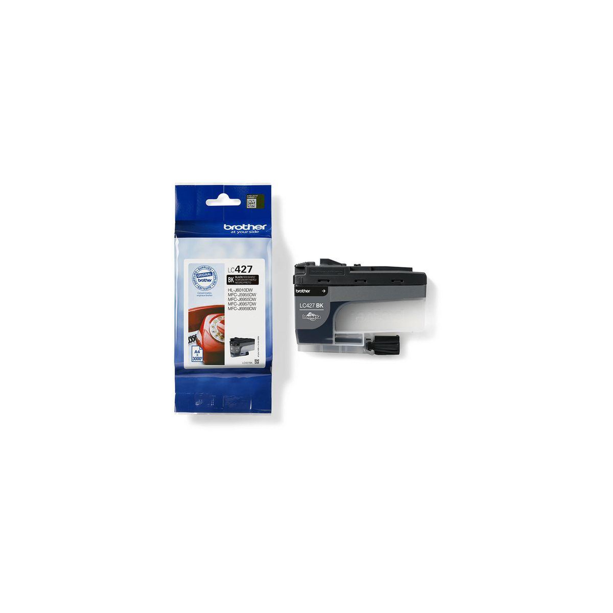 Voir la diapositive 2 : Brother Cartouche d'encre Originale LC427 Noire Standard - LC427BK