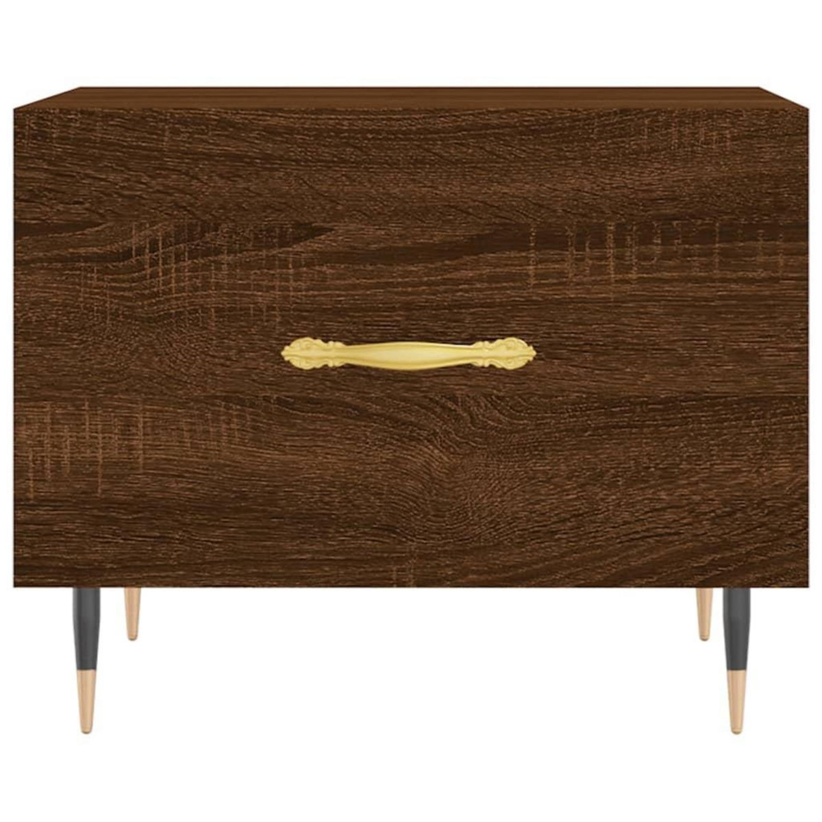 VIDAXL Table basse Chene marron 50x50x40 cm Bois d'ingenierie