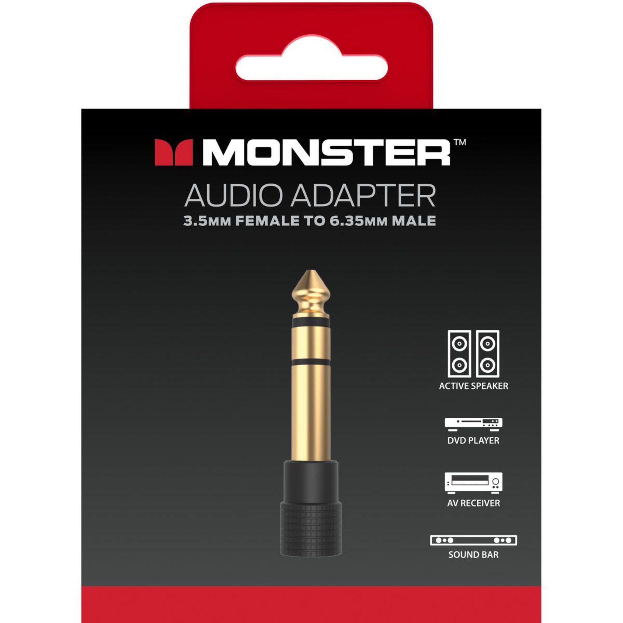 Monster Cable Adaptateur Jack AUDIO ADAPTATEUR JACK 6.5MM M/F