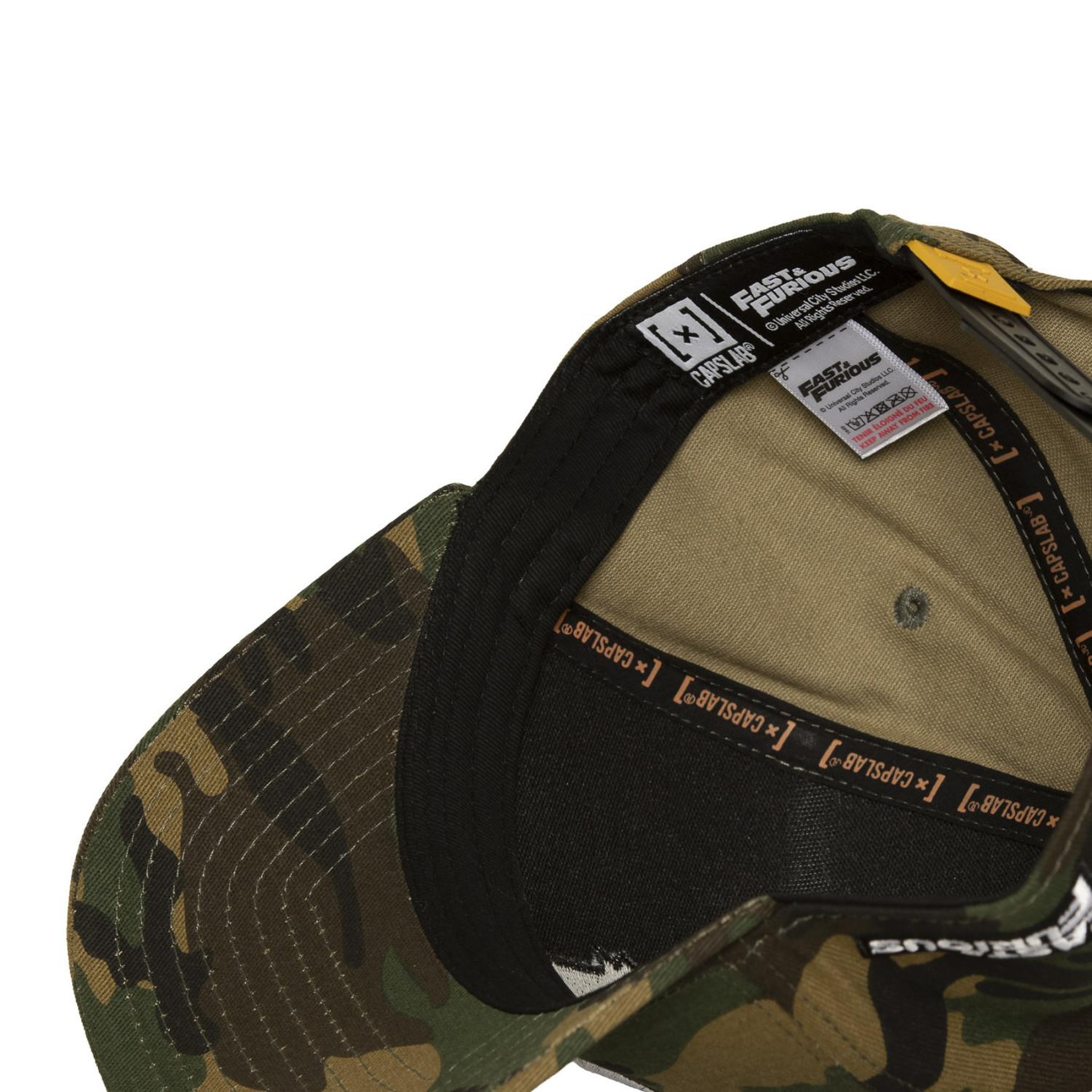 Voir la diapositive 6 : CAPSLAB Casquette trucker premium avec broderie fast and furious logo