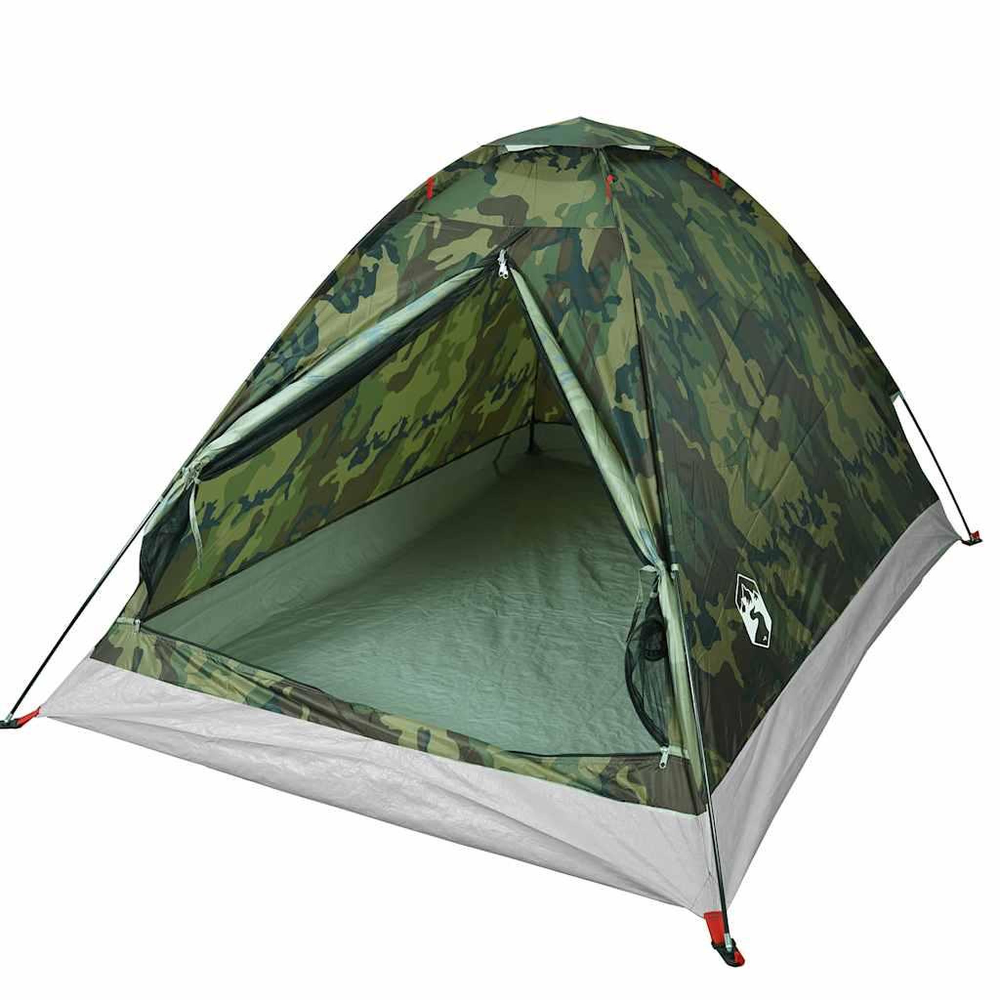 Voir la diapositive 4 : VIDAXL Tente de camping a dome 2 personnes camouflage impermeable