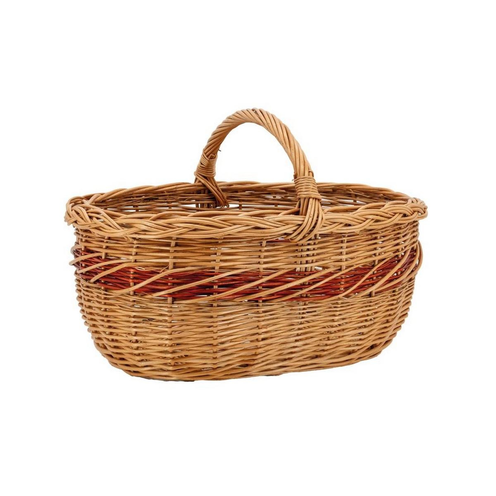 Aubry gaspard Panier ovale marron - PMA1620