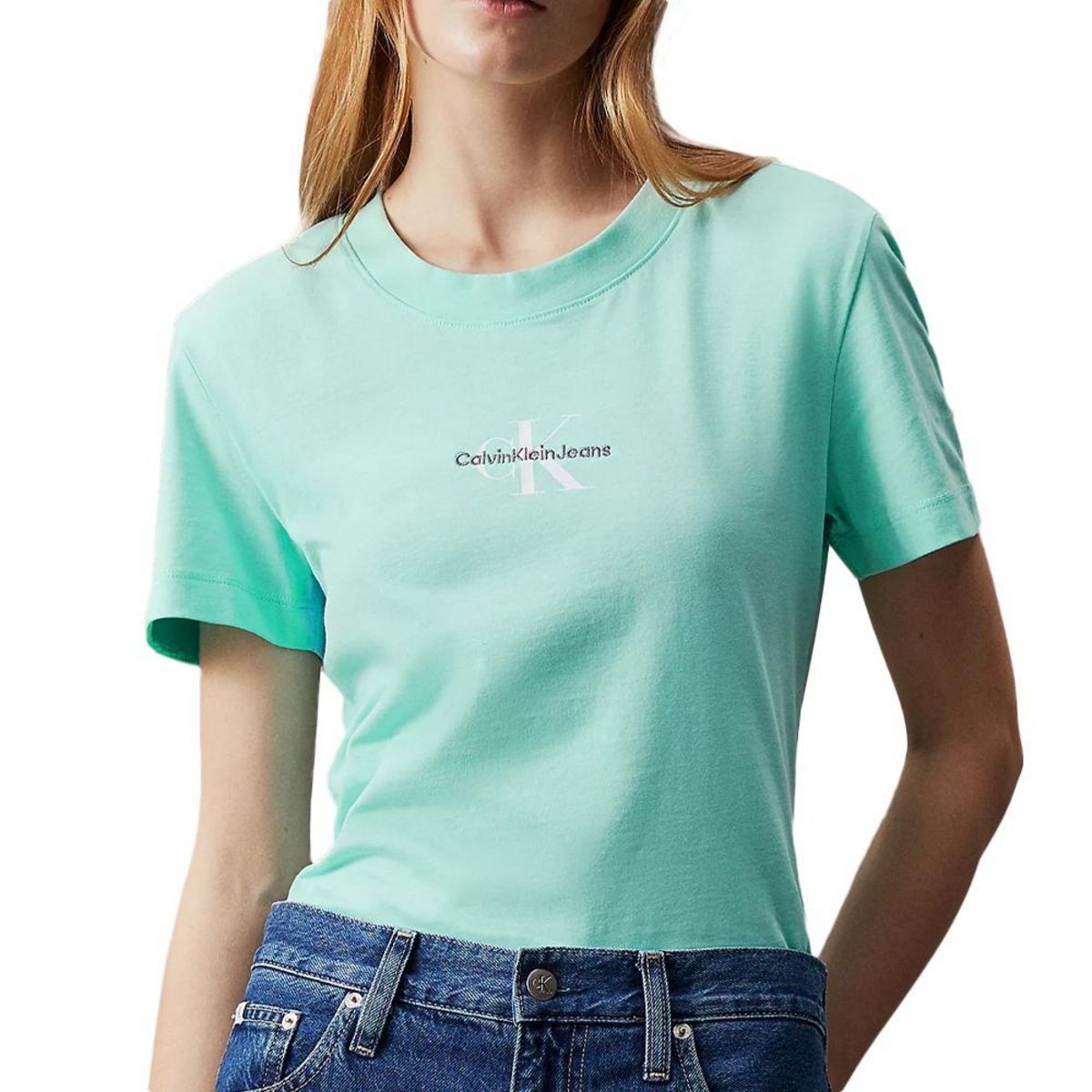 CALVIN KLEIN JEANS T shirt  Femme Calvin Klein Jeans Monologo Slim