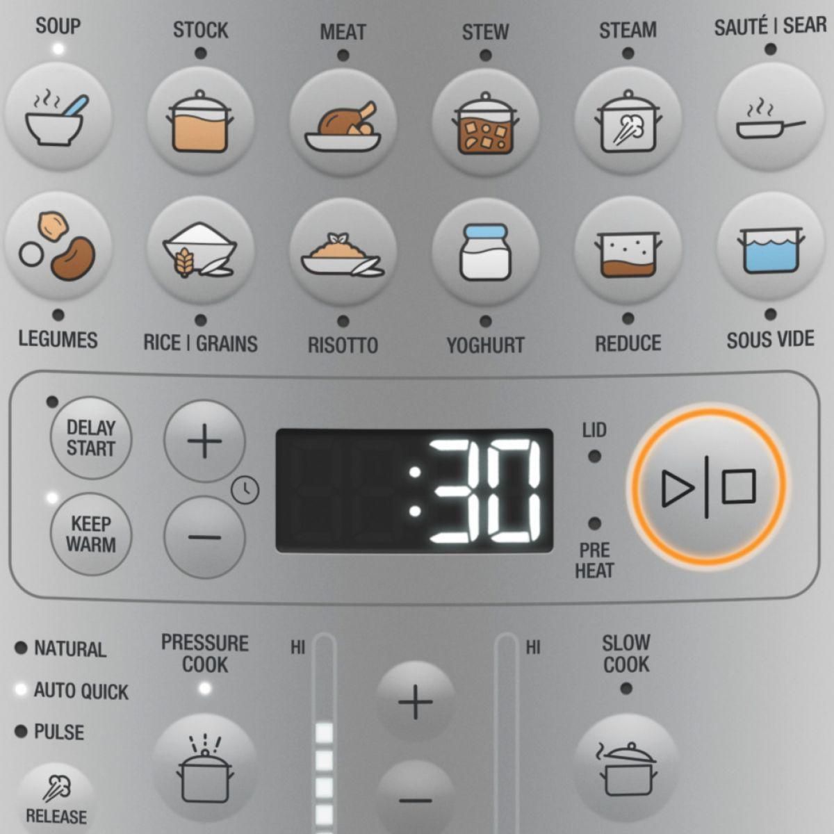 SAGE APPLIANCES Multicuiseur SPR680BSS2EEU1- The Fast Slow Go