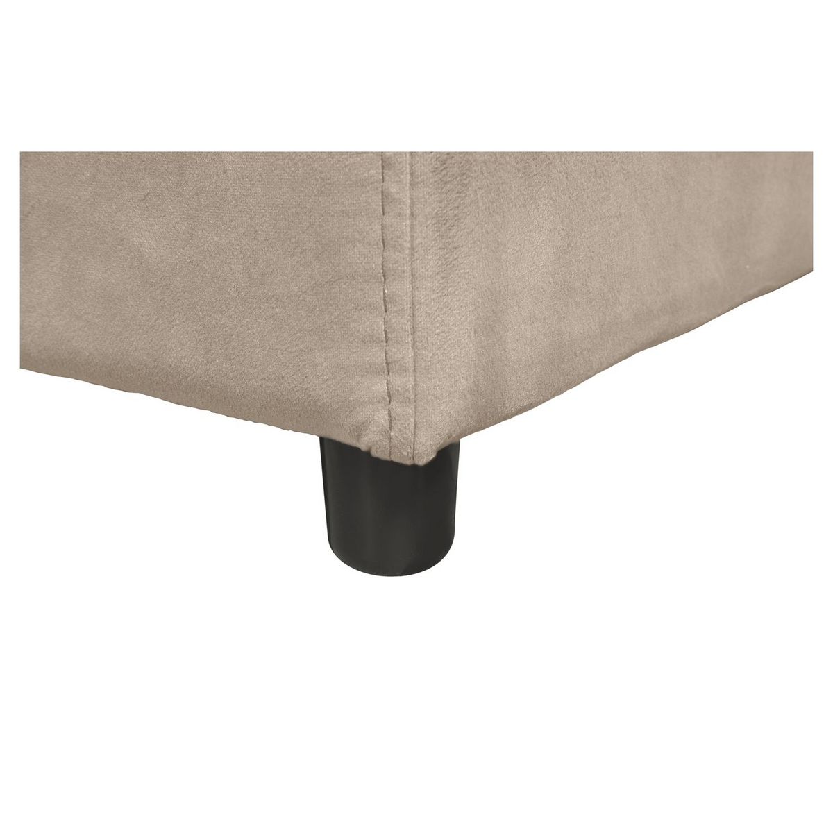 Canapé d'angle réversible convertible avec coffre en tissu ou velours GERALDINE 