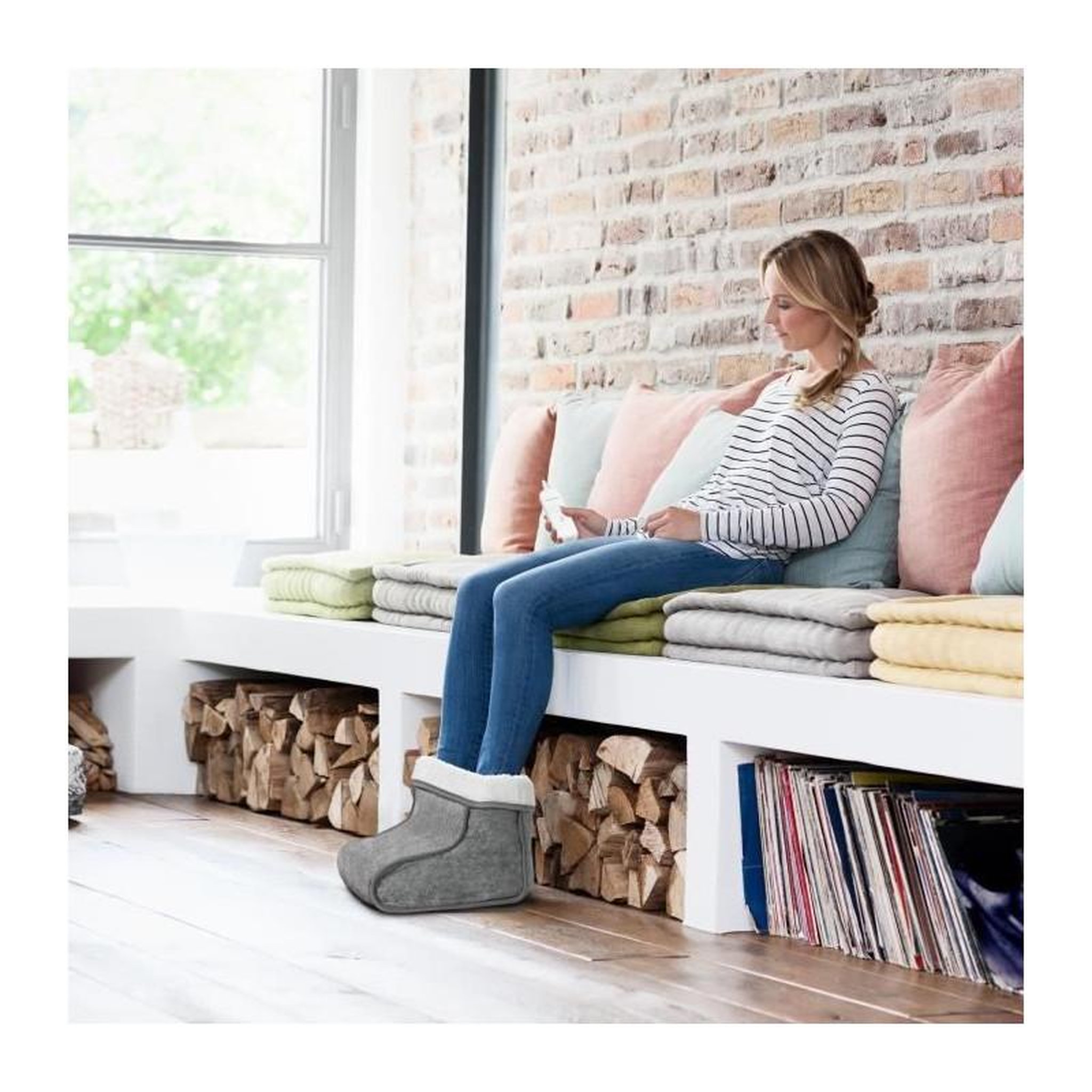 Voir la diapositive 6 : Medisana Chauffe-pieds - MEDISANA - FW 150 - 6 niveaux de température - Minuteur - Lavable - Rechauffe et soulage