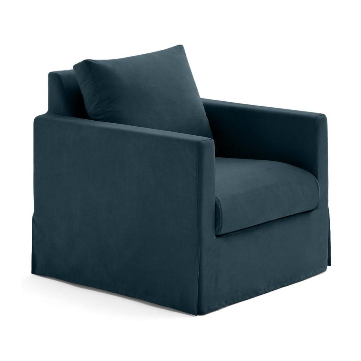 LISA DESIGN Serena - fauteuil déhoussable en tissu