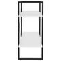 Voir la diapositive 5 : VIDAXL Bibliotheque a 2 niveaux Blanc 80x30x70 cm bois d'ingenierie