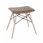 Paris Prix Tabouret Design en Bois  Lexie  48cm Marron