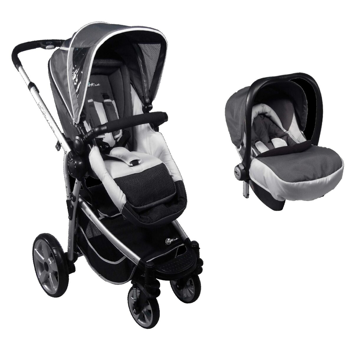 TROTTINE Poussette combin duo 3 en 1 Horizon pas cher Auchan