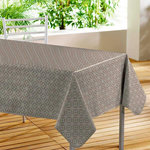 Paris Prix Nappe Toile Cirée  Moderna  140x240cm Taupe