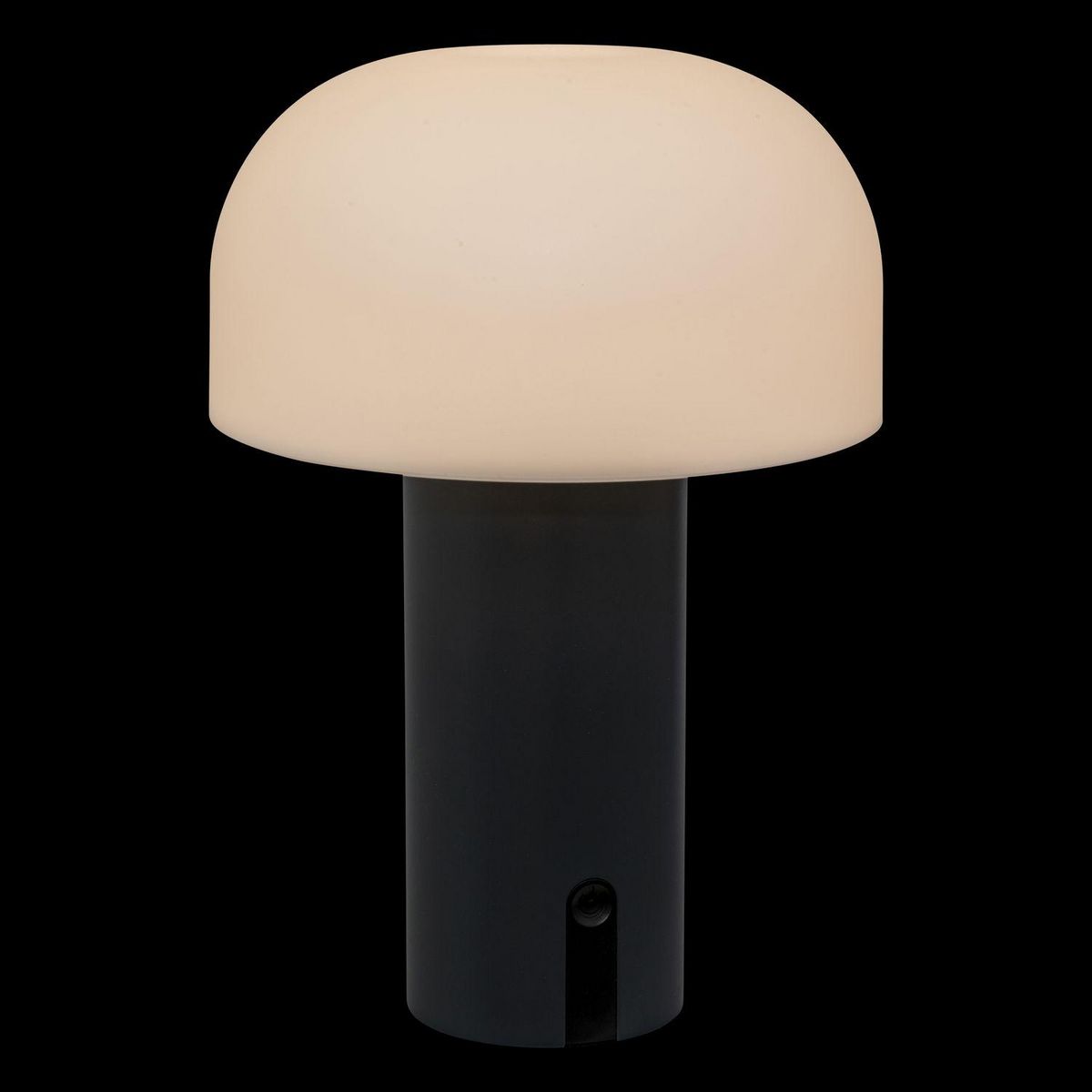 ATMOSPHERA Lampe d'extérieure rechargeable en métal JANY - Gris foncé