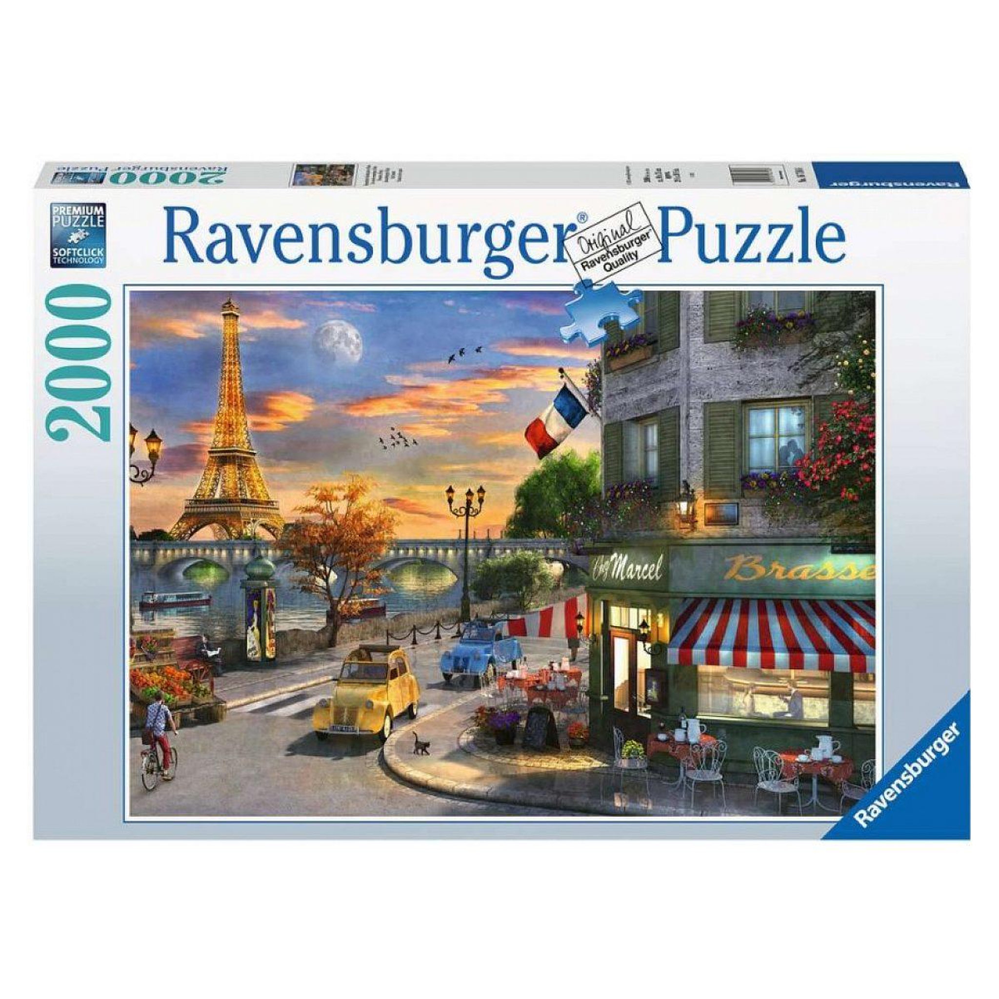 RAVENSBURGER Puzzle soiree romantique a paris 2000 pieces