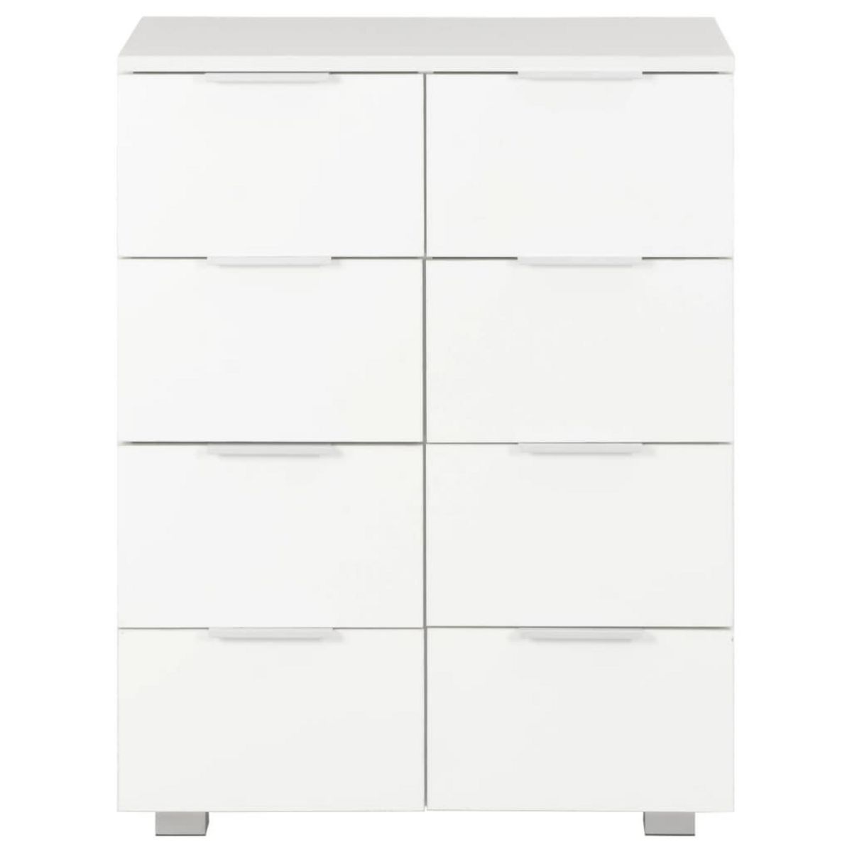VIDAXL Buffet Blanc brillant 60x35x80 cm Bois d'ingenierie