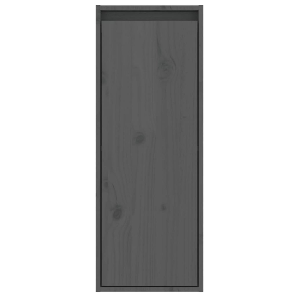 VIDAXL Armoire murale Gris 30x30x80 cm Bois de pin massif