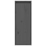 Voir la diapositive 5 : VIDAXL Armoire murale Gris 30x30x80 cm Bois de pin massif