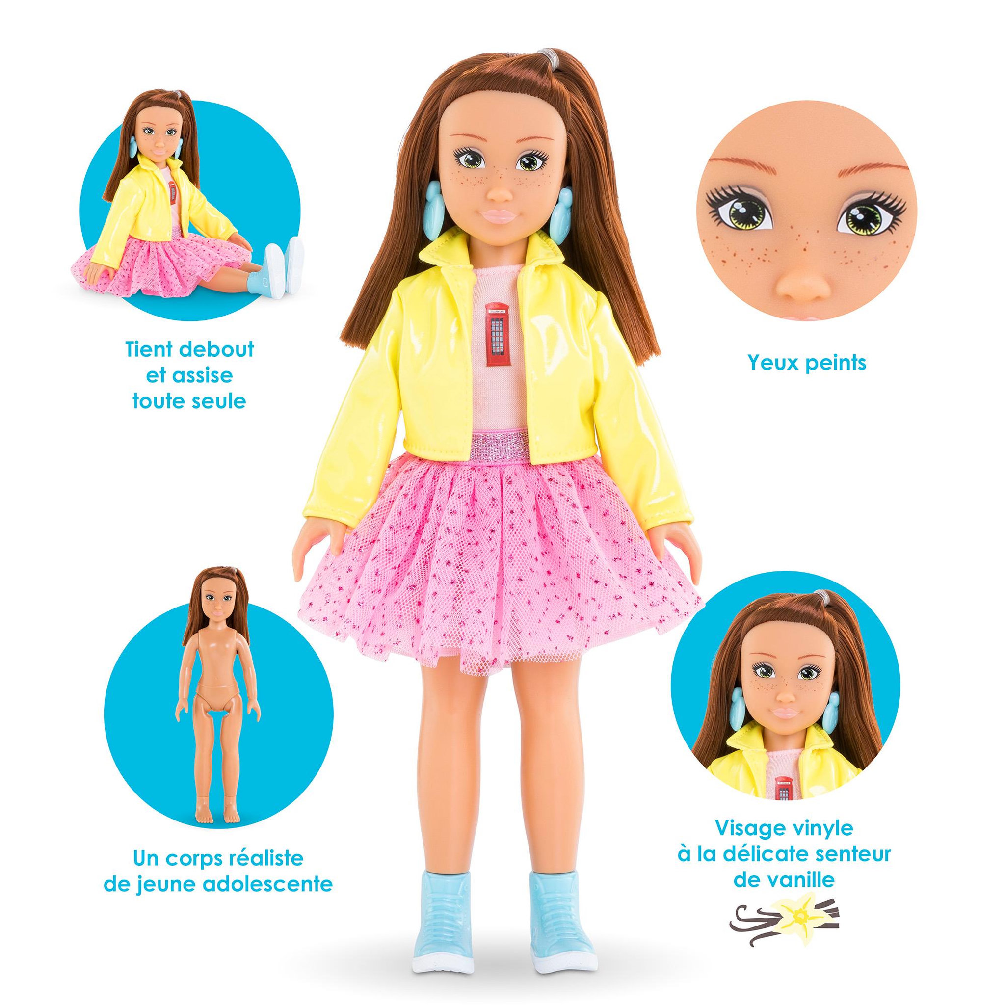 Voir la diapositive 3 : Corolle Coffret Poupée Corolle Girls Zoé  Fashion Week Londres