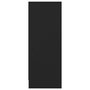 Voir la diapositive 4 : VIDAXL Armoire a chaussures Noir 31,5x35x90 cm Bois d'ingenierie