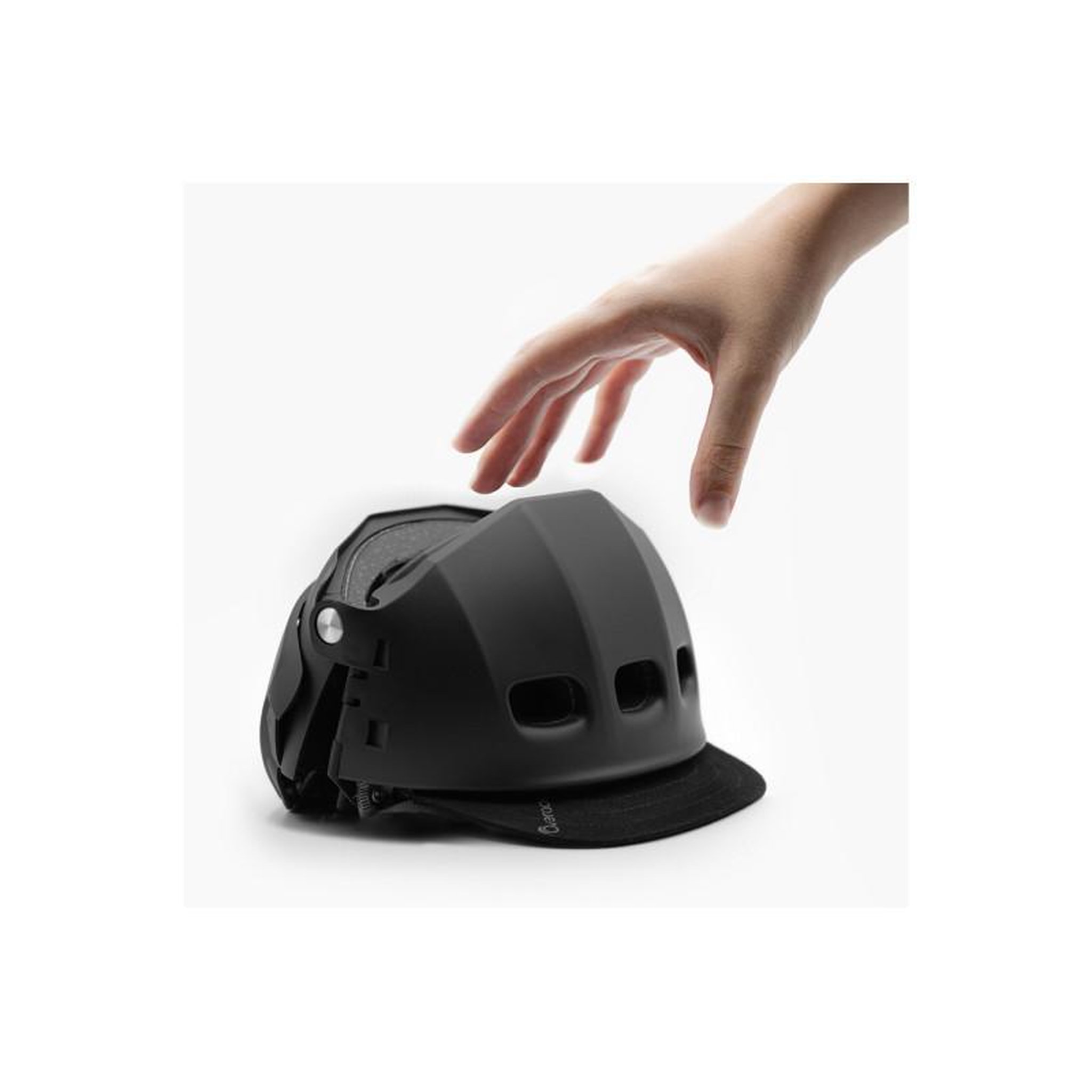 Voir la diapositive 2 : Overade Casque vélo Overade PLIXI SATIN BLACK L XL