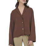 JACQUELINE DE YONG Blouse Marron Femme JDY Eira. Coloris disponibles : Marron