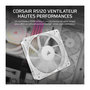 Voir la diapositive 2 : Corsair Ventilateur PWM 120mm - CORSAIR - RS120 - Blanc