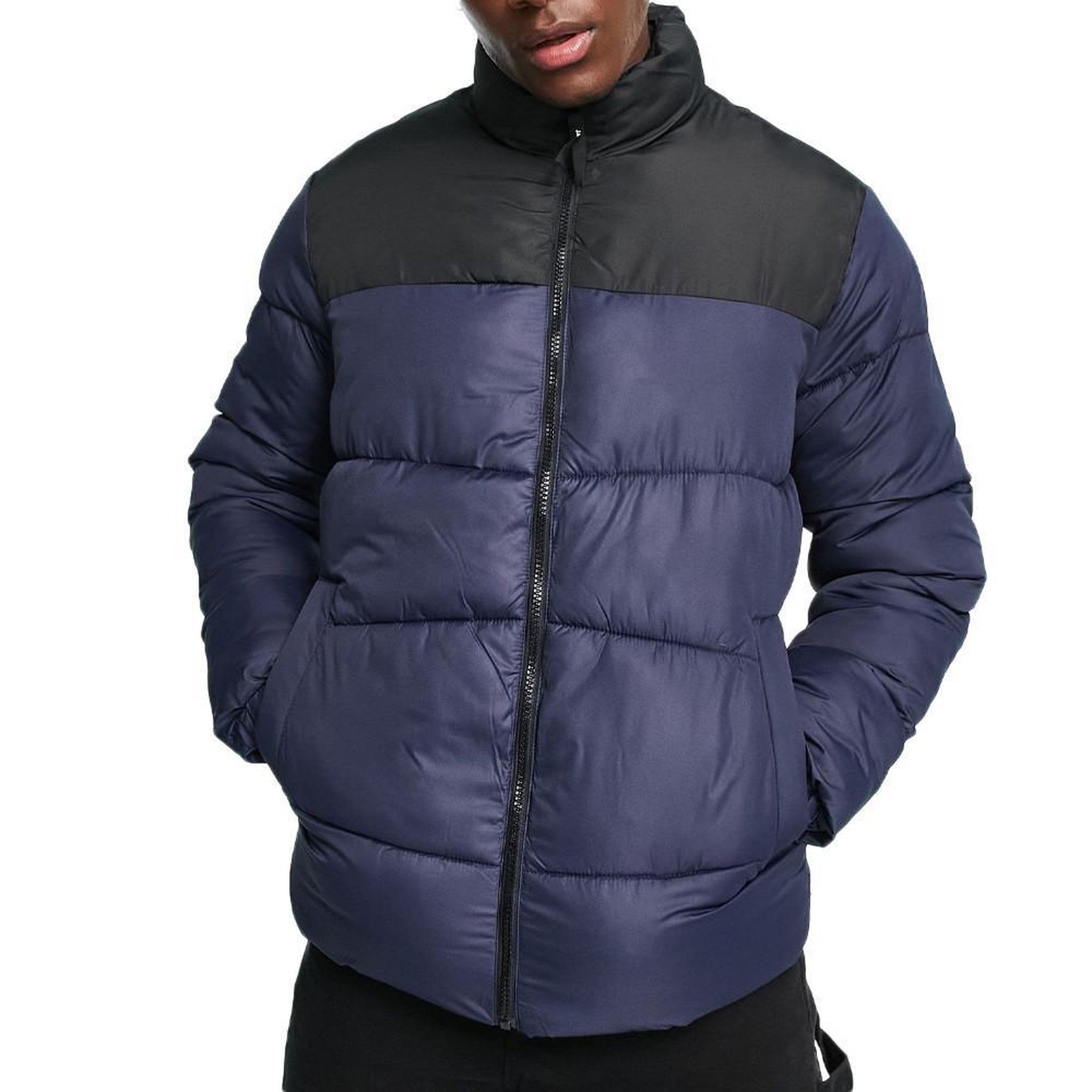 Voir la diapositive 1 : Jack & Jones Doudoune Marine Homme Jack & Jones Puffer Collar