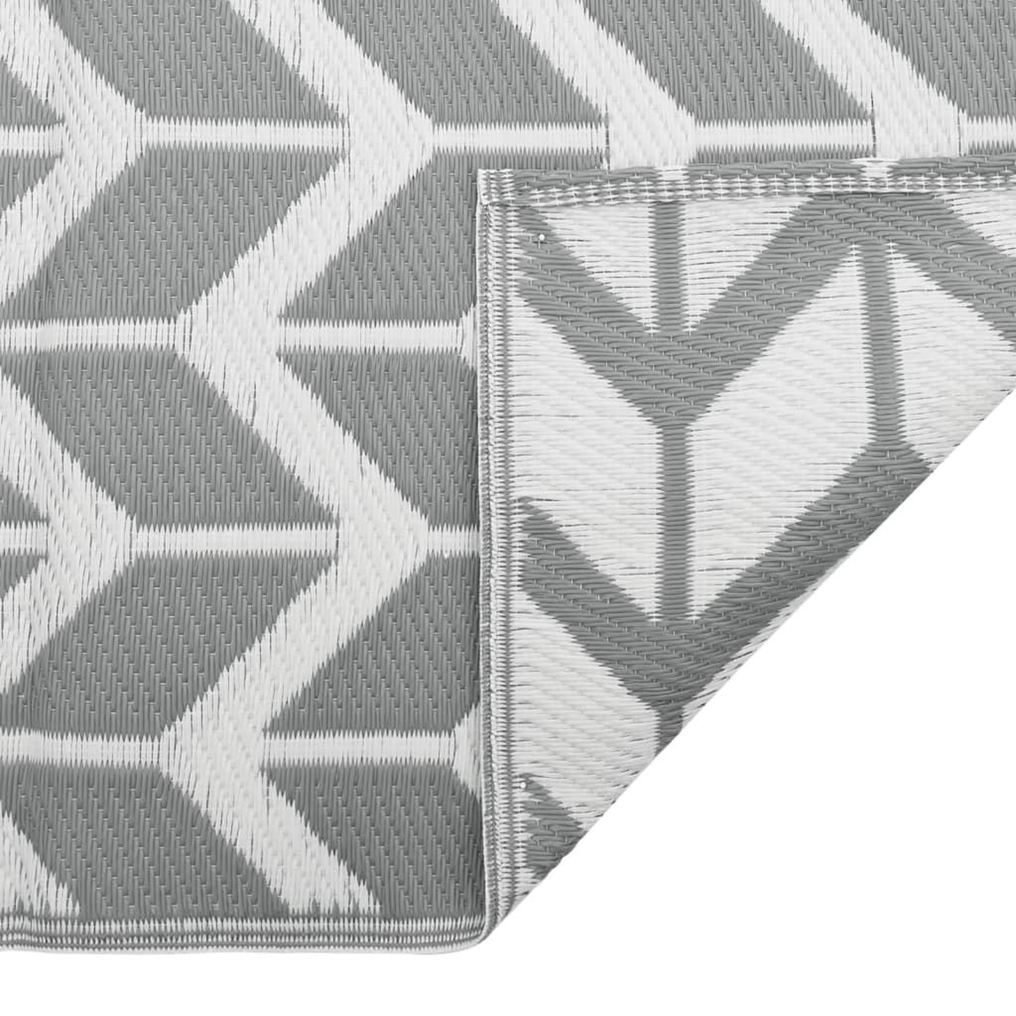 Voir la diapositive 4 : VIDAXL Tapis d'exterieur ARAKIL Gris 120x180 cm PP