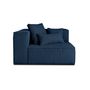 Voir la diapositive 5 : LISA DESIGN Colombine - module d'assise gauche - en velours côtelé