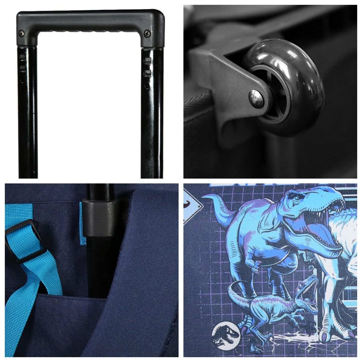 Bagtrotter BAGTROTTER Cartable à roulettes 38 cm Jurassic World Bleu