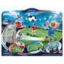 Voir la diapositive 2 : PLAYMOBIL 70244 - Sports et Action - Grand terrain de football transportable