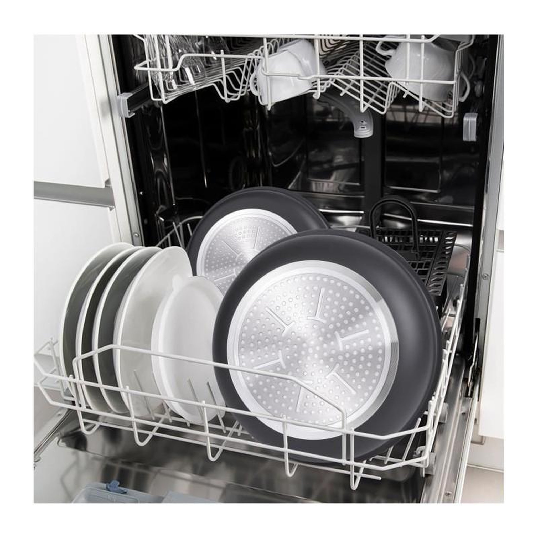 Voir la diapositive 3 : Arthur Martin Batterie de cuisine induction - Arthur Martin - AM925B - Aluminium - 8 pieces - Poignée amovible - Tous feux dont induction