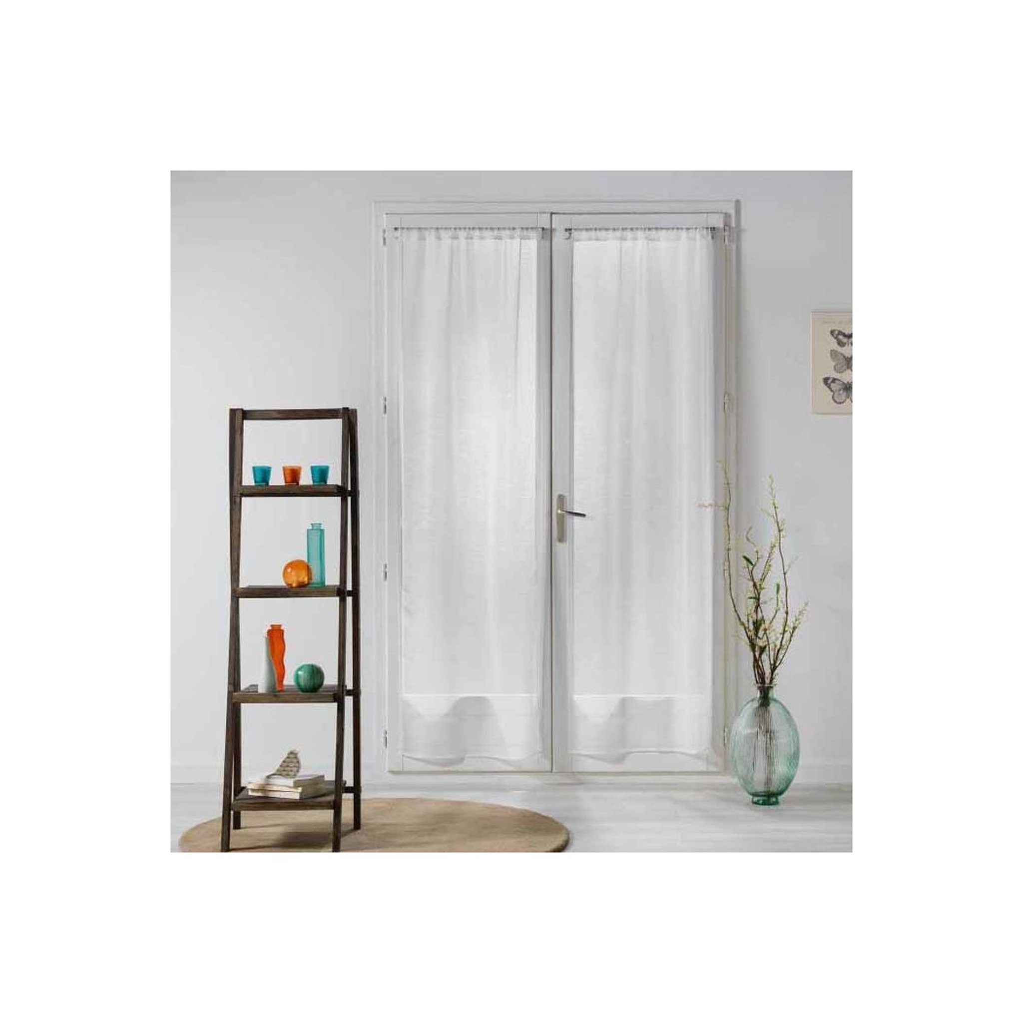 Douceur d'Intérieur Paire de voilages  luminea  70x200cm blanc