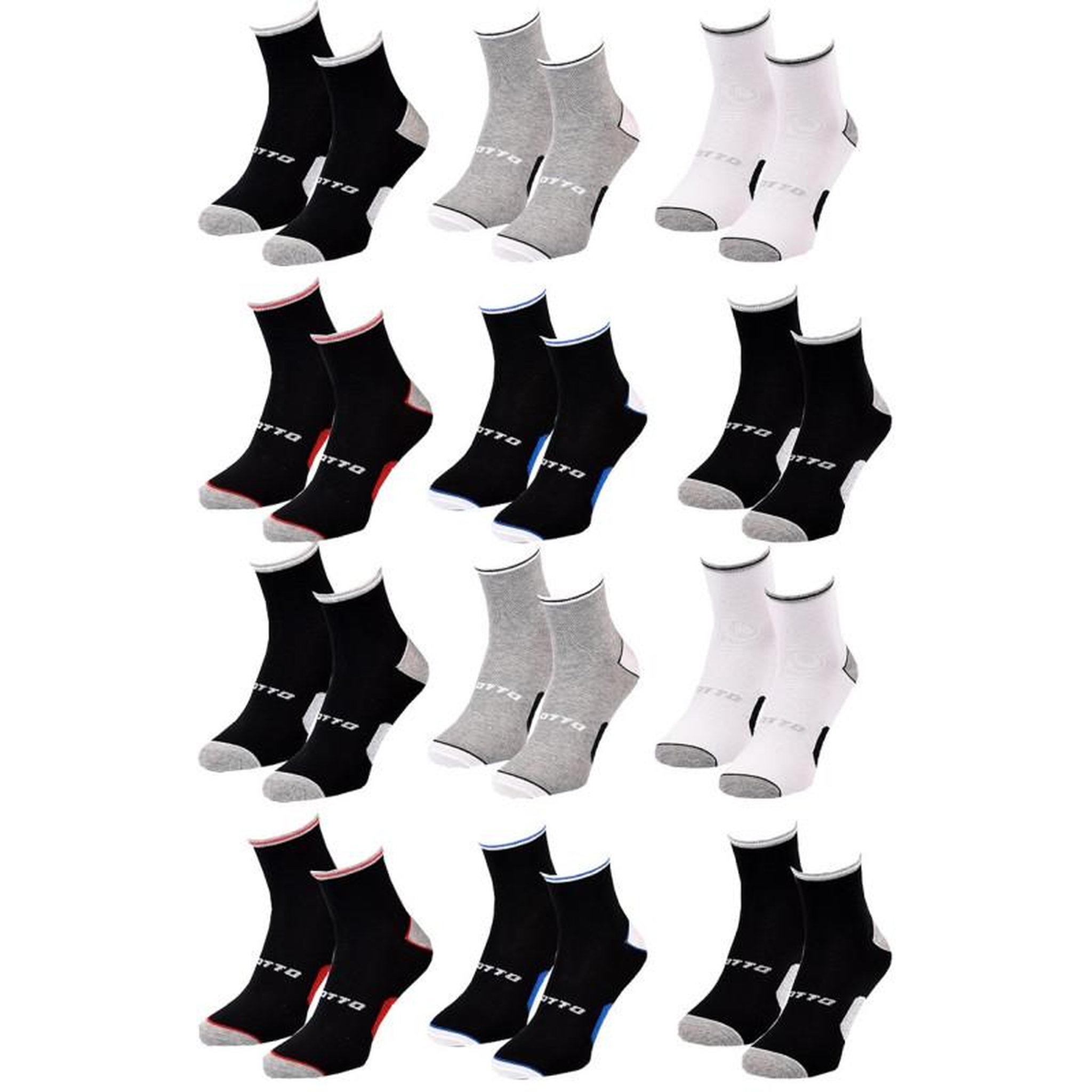 Voir la diapositive 2 : LOTTO Chaussettes Homme LOTTO