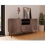 Voir la diapositive 5 : BEST MOBILIER Franco - buffet bas - effet bois - 150 cm