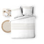 Voir la diapositive 3 : Paris Prix Parure de Lit 3 Pièces  Opera  240x220cm Blanc