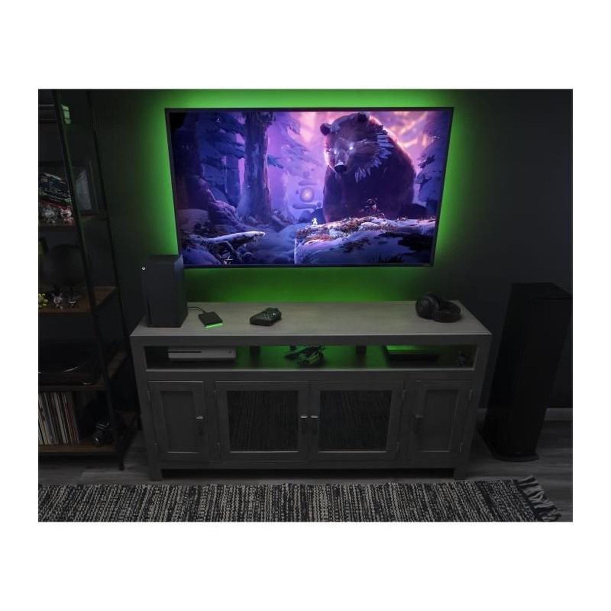 Voir la diapositive 4 : Seagate Disque Dur Externe - SEAGATE - Xbox Game Drive Black - 2 To - USB 3.2 STKX2000400