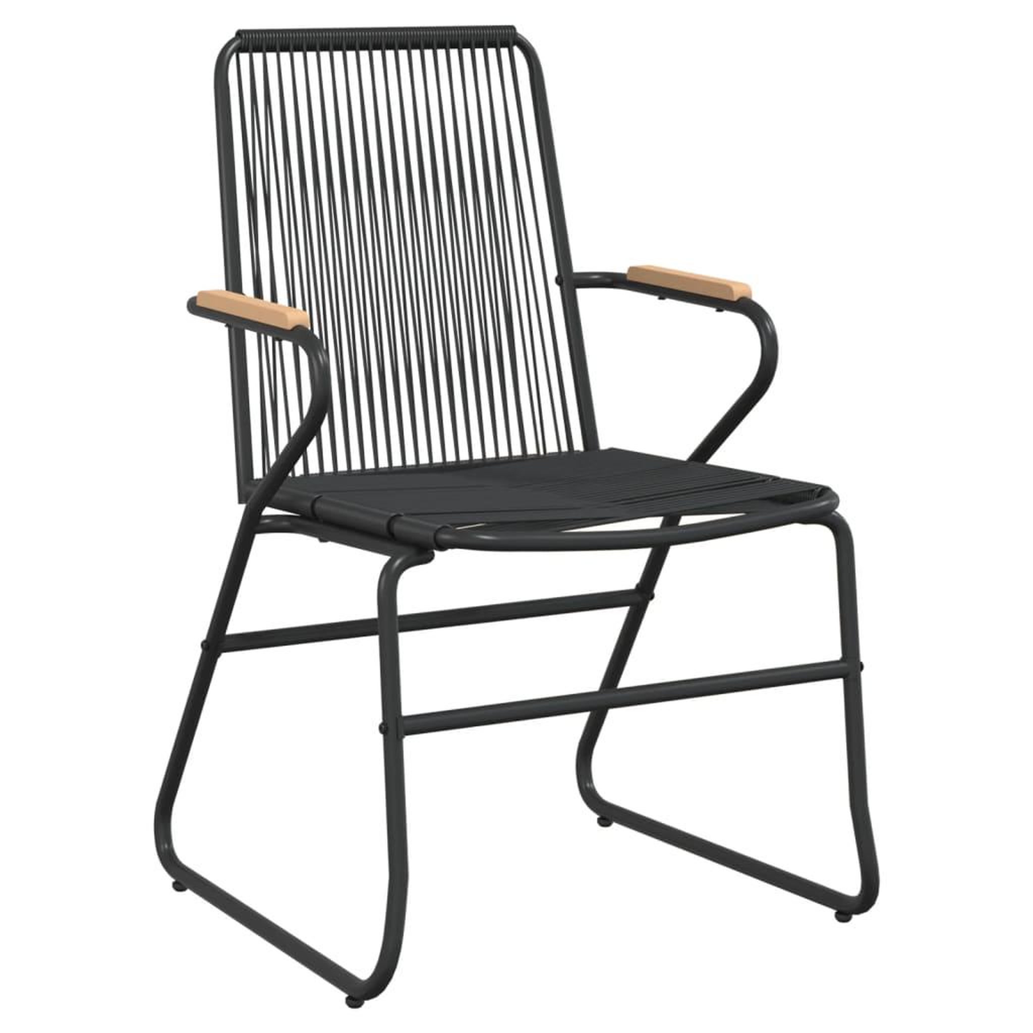 Voir la diapositive 5 : VIDAXL Ensemble a manger de jardin 5 pcs Noir Rotin PVC