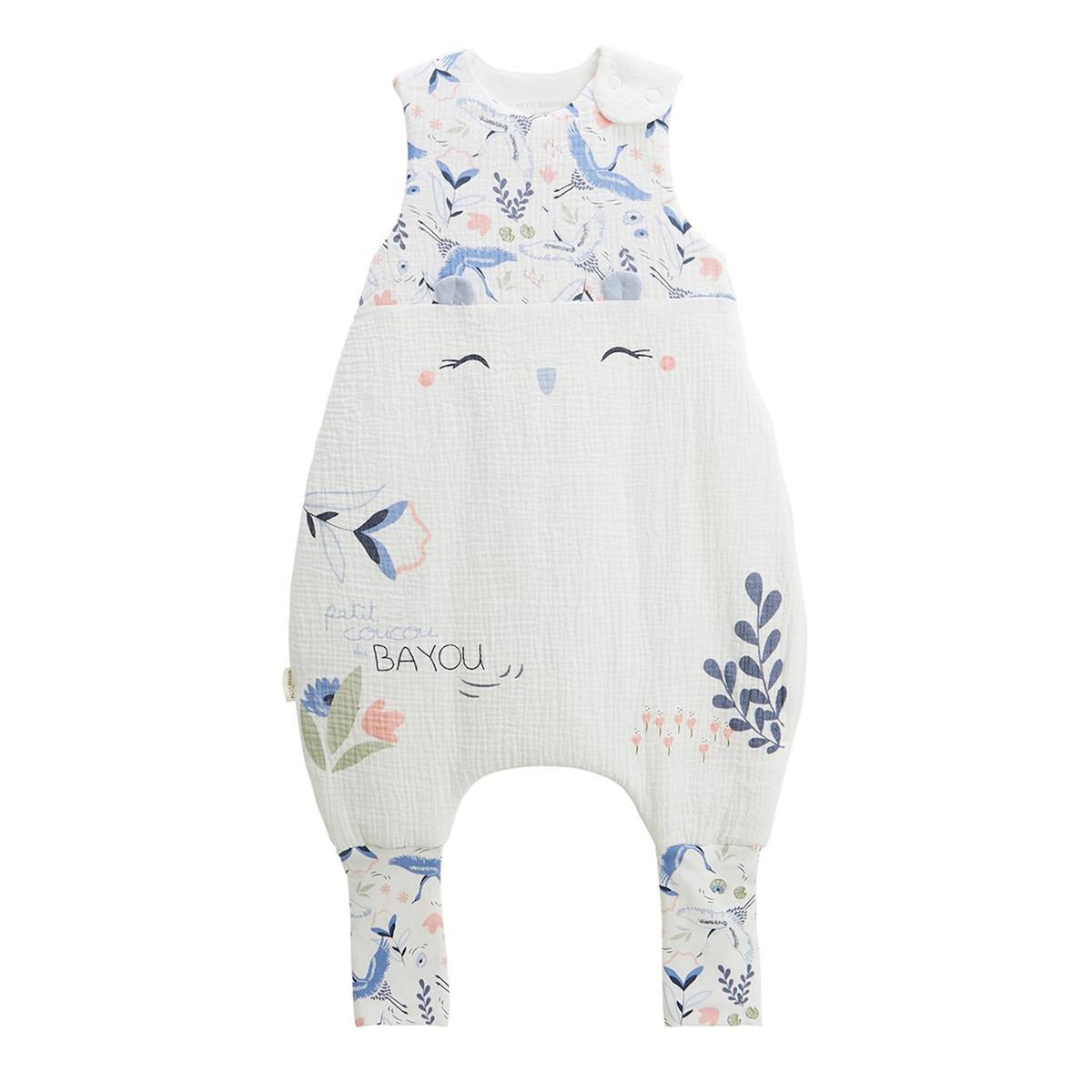 Petit Béguin Turbulette TOG2 en gaze de coton avec pieds retroussables Tiana