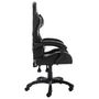 Voir la diapositive 4 : VIDAXL Fauteuil de jeux video Noir et camouflage Similicuir